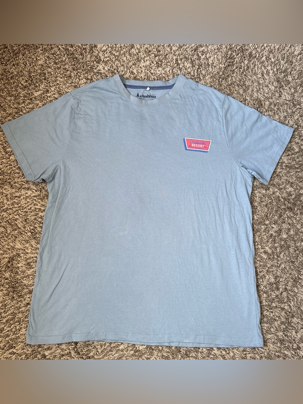 Chubbies Men's Light Blue Graphic Tee